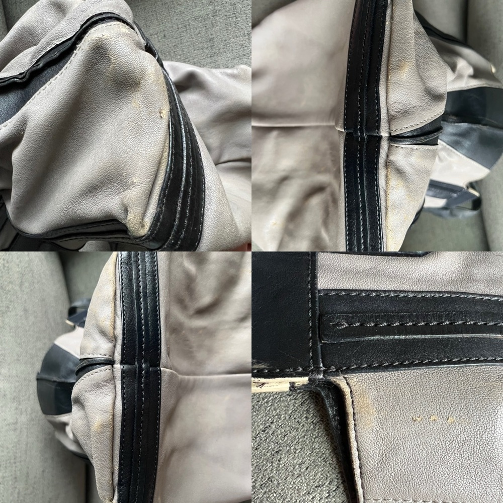 Chloe black and gray color block Allison bag - Picture 10 of 16